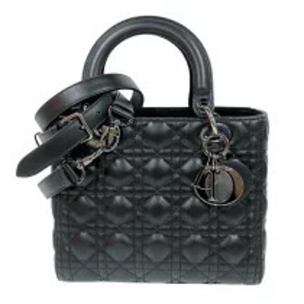 Christian Dior Les de Black Lambskin Handbag